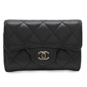 Chanel Classic Flap Card Case Matelasse Coco Mark Business Card Holder Pass